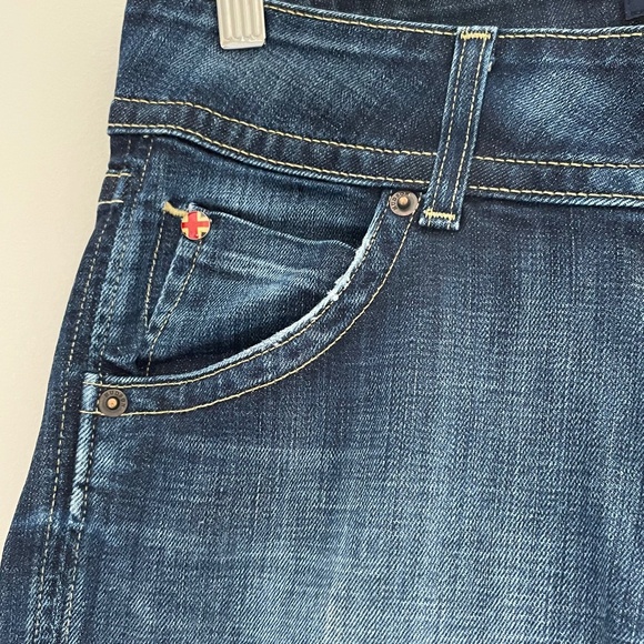 Hudson Dark Blue Signature Bootcut Flare Jeans Women's Size 29 Mid Rise Retro - Picture 7 of 16